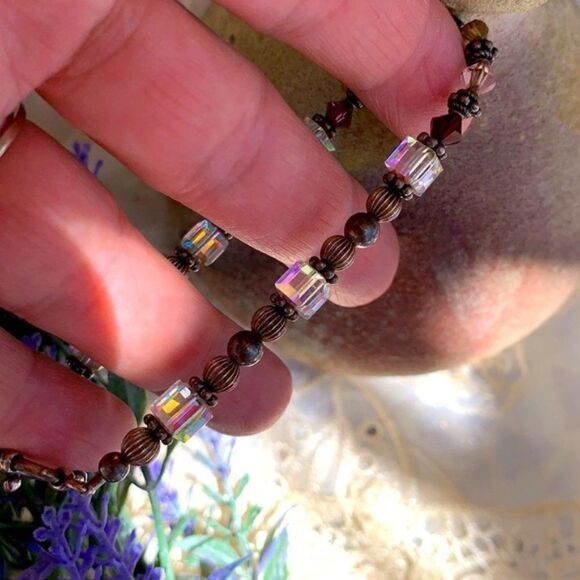 Sterling & AB Swarovski Crystal Bracelet - Picture 5 of 7